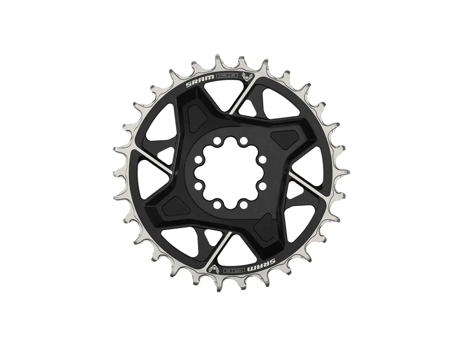 Sram X0 Eagle Transmission T-Type Kettenblatt 3 mm Offset Schwarz