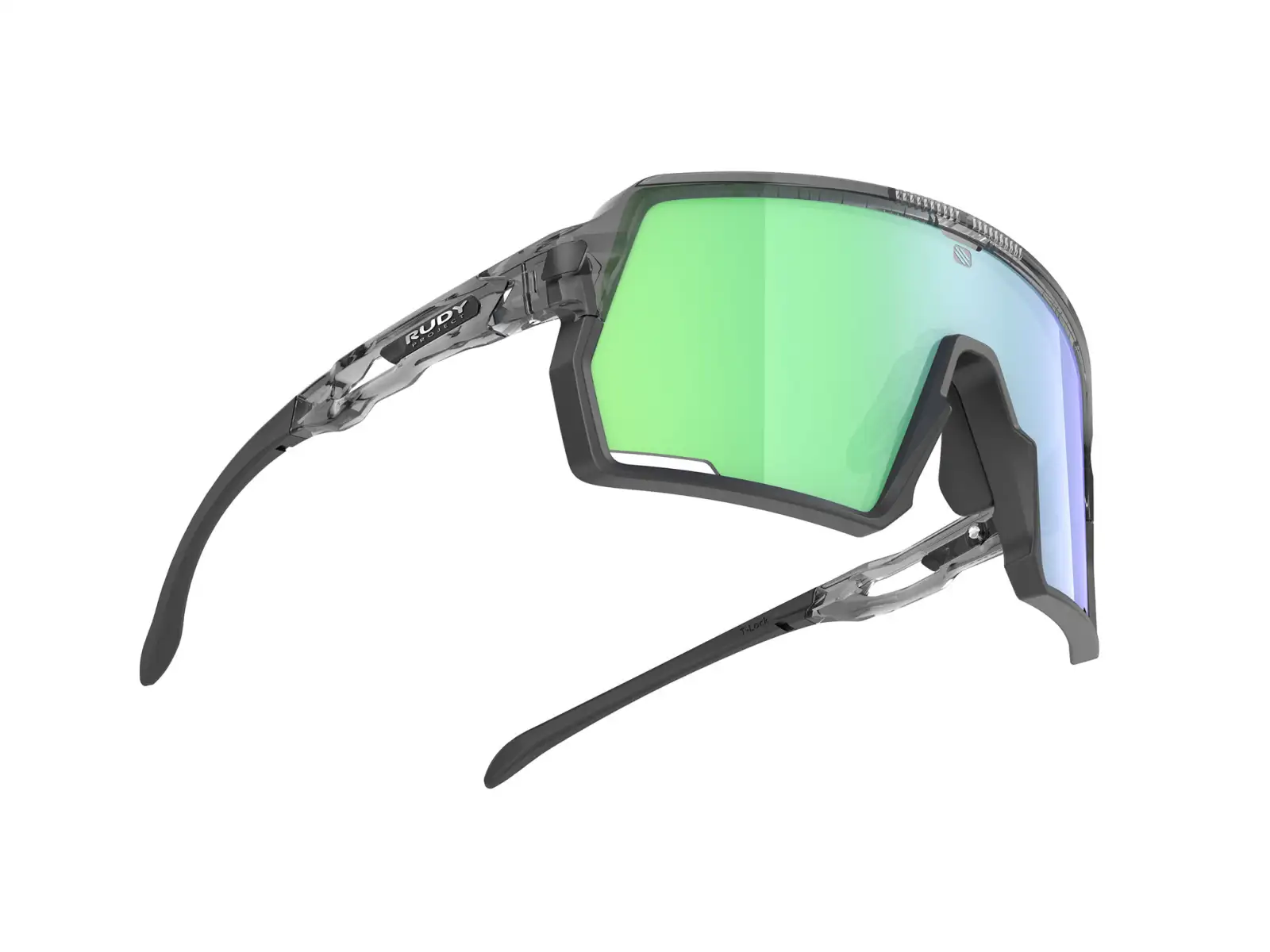 Rudy Project Kelion Sportbrille Crystal Ash/Multilaser Green