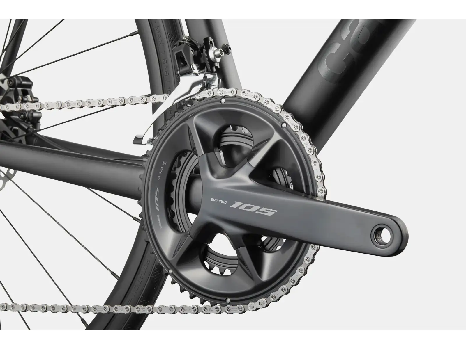 Cannondale CAAD 14 3 Rennrad mattschwarz (BBQ)