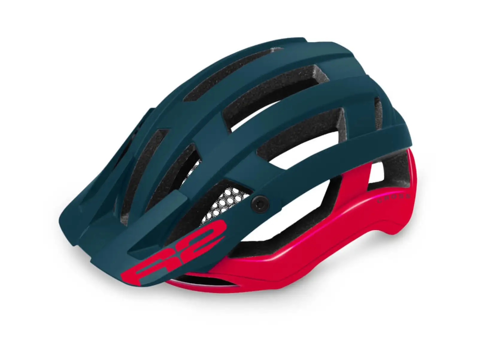 R2 Cross Trailhelm blau