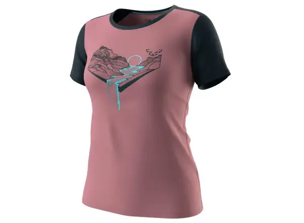 Dynafit Transalper Light Damen T-Shirt kurzärmlig Mokarosa