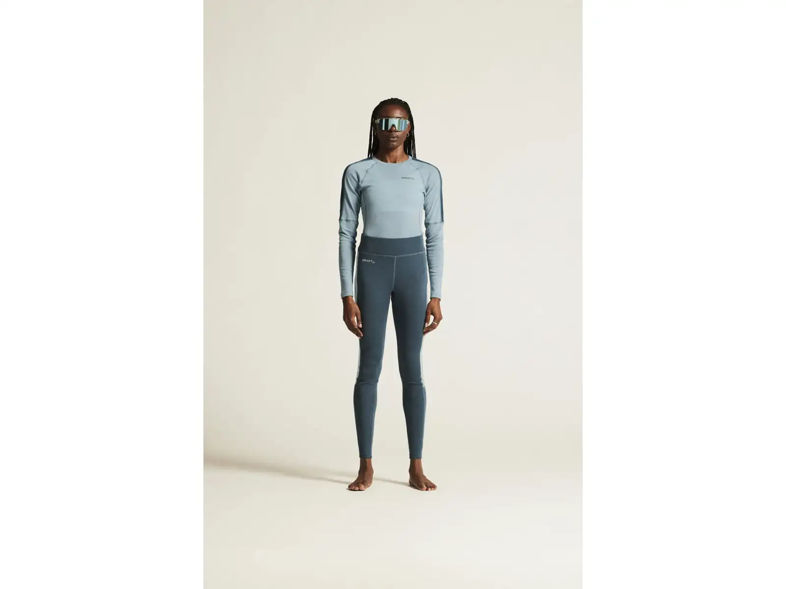 Craft ADV Wool Merino Damen Langarmshirt Blau
