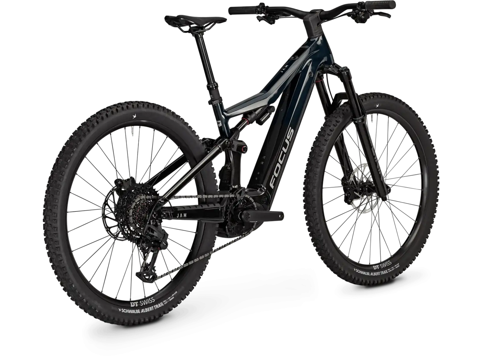 Focus JAM 8 800Wh vollgefedertes E-Bike Classicgreen / Obsidianblack