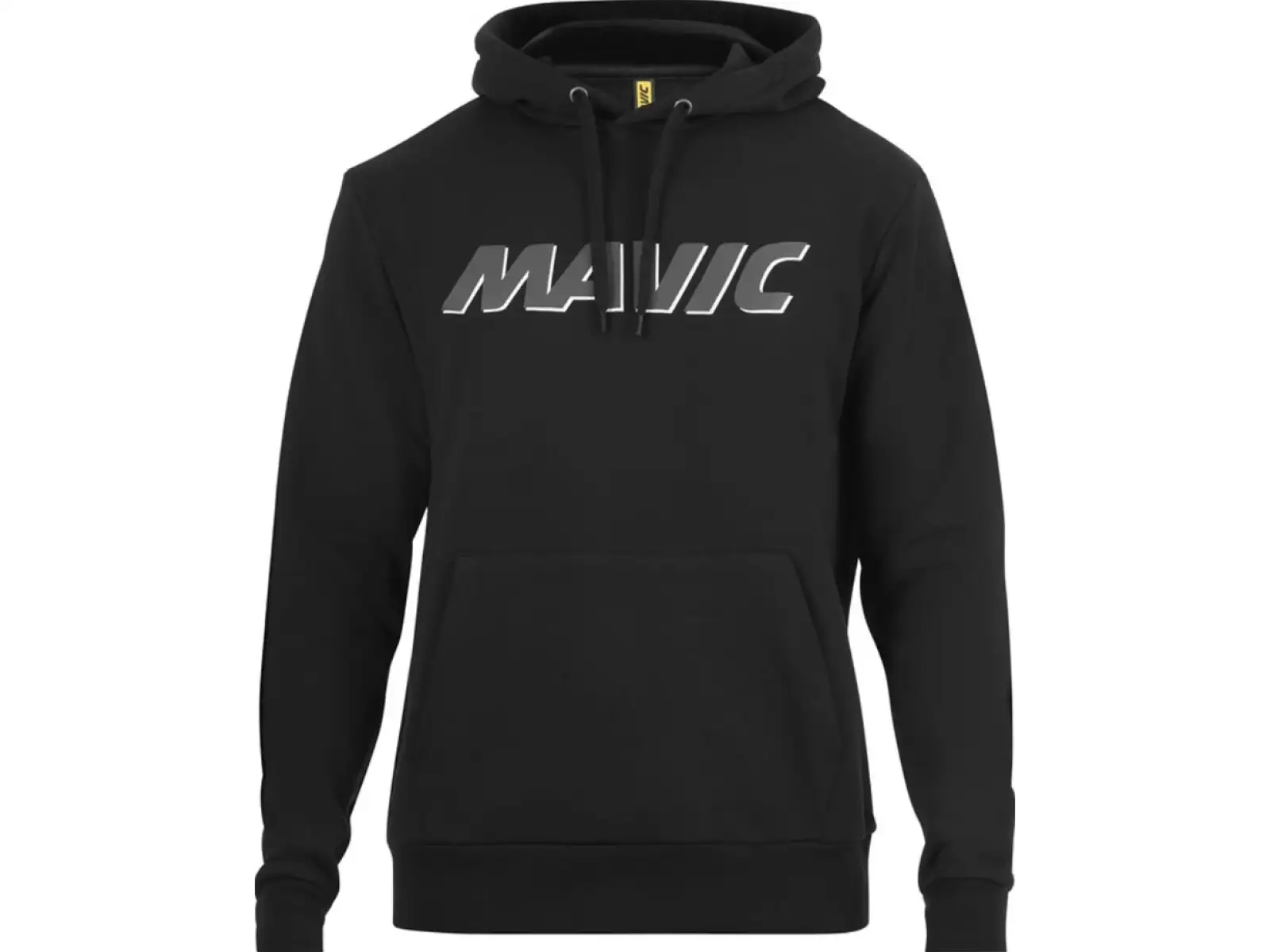 Mavic Corporate Logo Herren Hoodie mit Kapuze in Carbone Gelb.