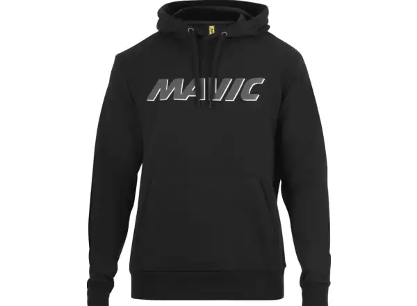 Mavic Corporate Logo Herren Hoodie mit Kapuze in Carbone Gelb.