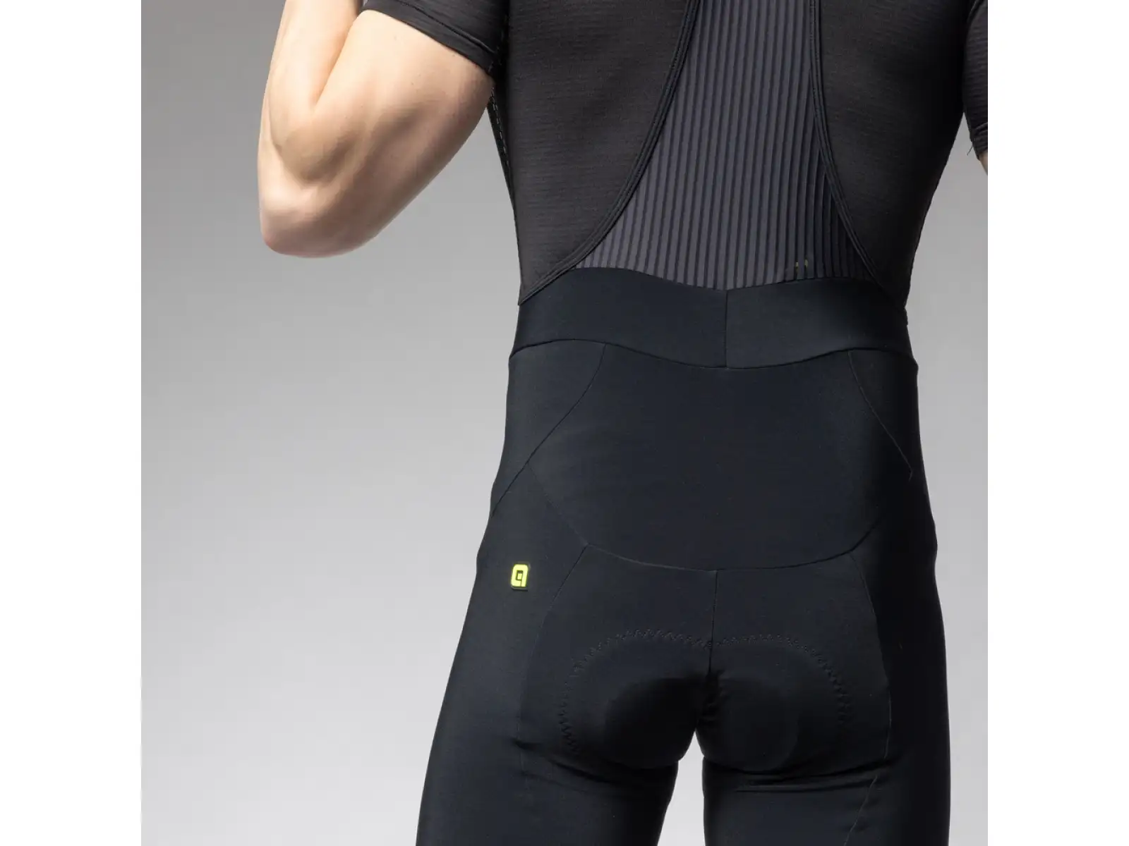 Alé Pragma Winter 2.0 Herren Thermohose mit Trägern und Polster Black