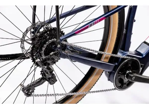 Elektrofahrrad Rock Machine Storm INT e90-29 Damen in Blau/Silber/Rosa