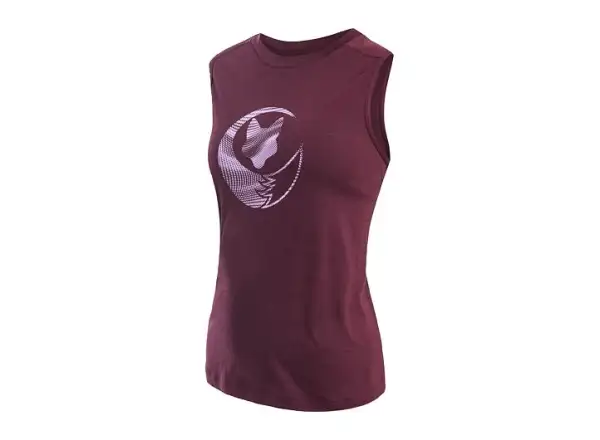 Sensor Merino Air Fox Damenhemd ohne Ärmel Port Red
