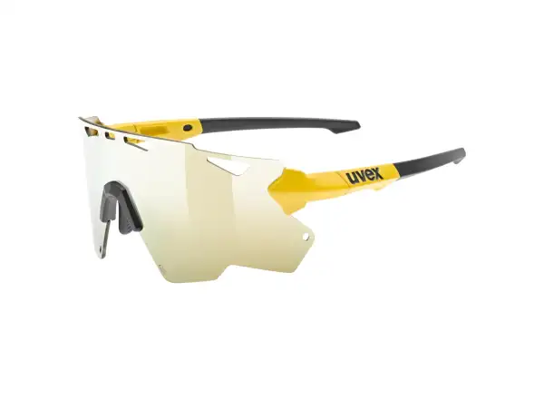Uvex Sportstyle 228 Fahrradbrille Sunbee Black Mat/Mirror Yellow