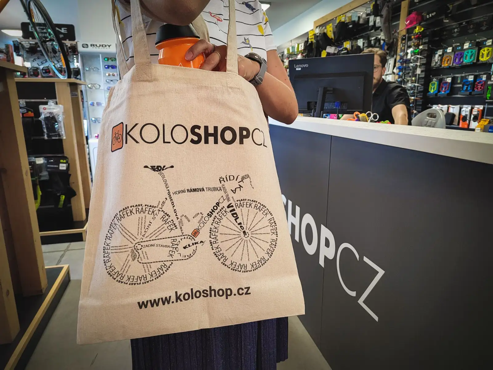 Koloshop Naturstofftasche mit Aufdruck