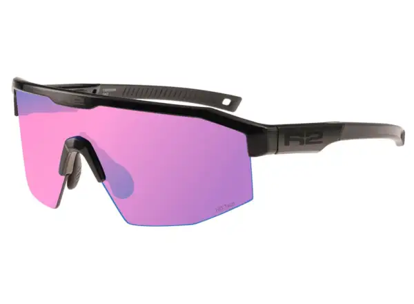 R2 Gain Sonnenbrille matt schwarz/pink Revo Gläser
