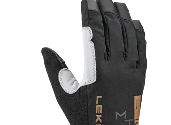 Leki Montera Storm alpine Handschuhe schwarz/weiß/braun