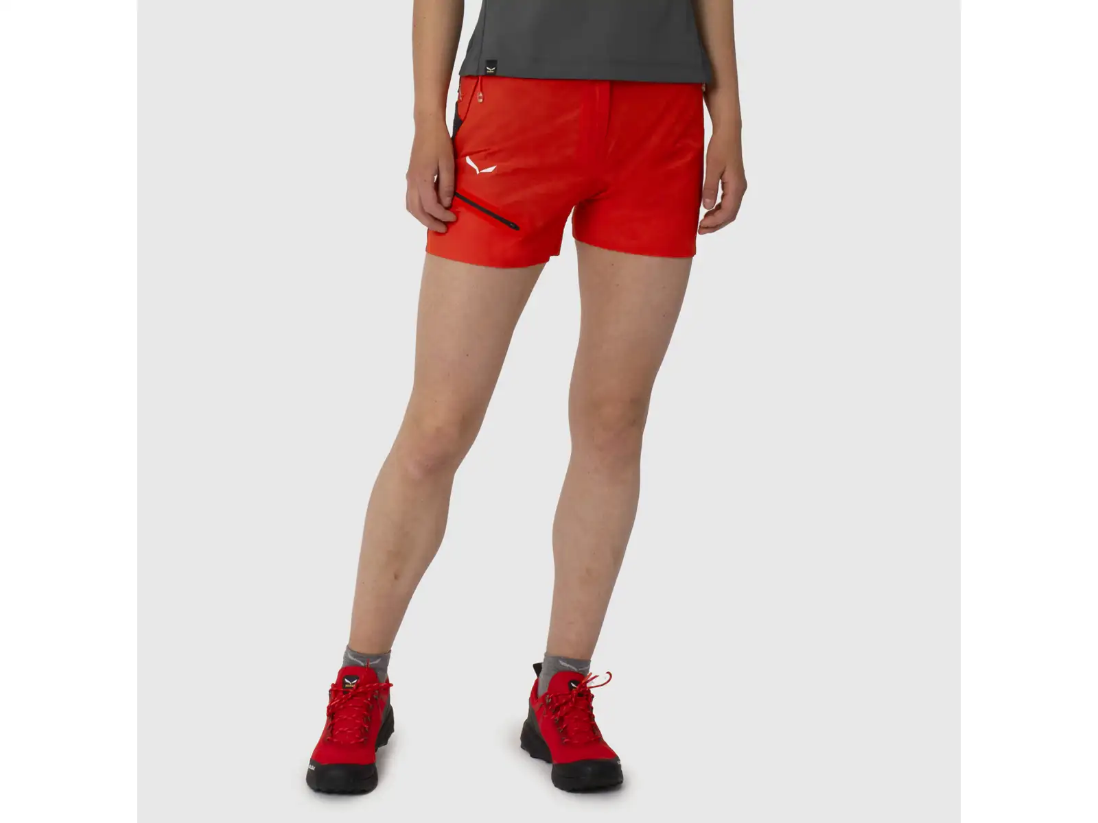 Salewa Pedroc PRO Durastretch Cargo Damen Shorts Flame