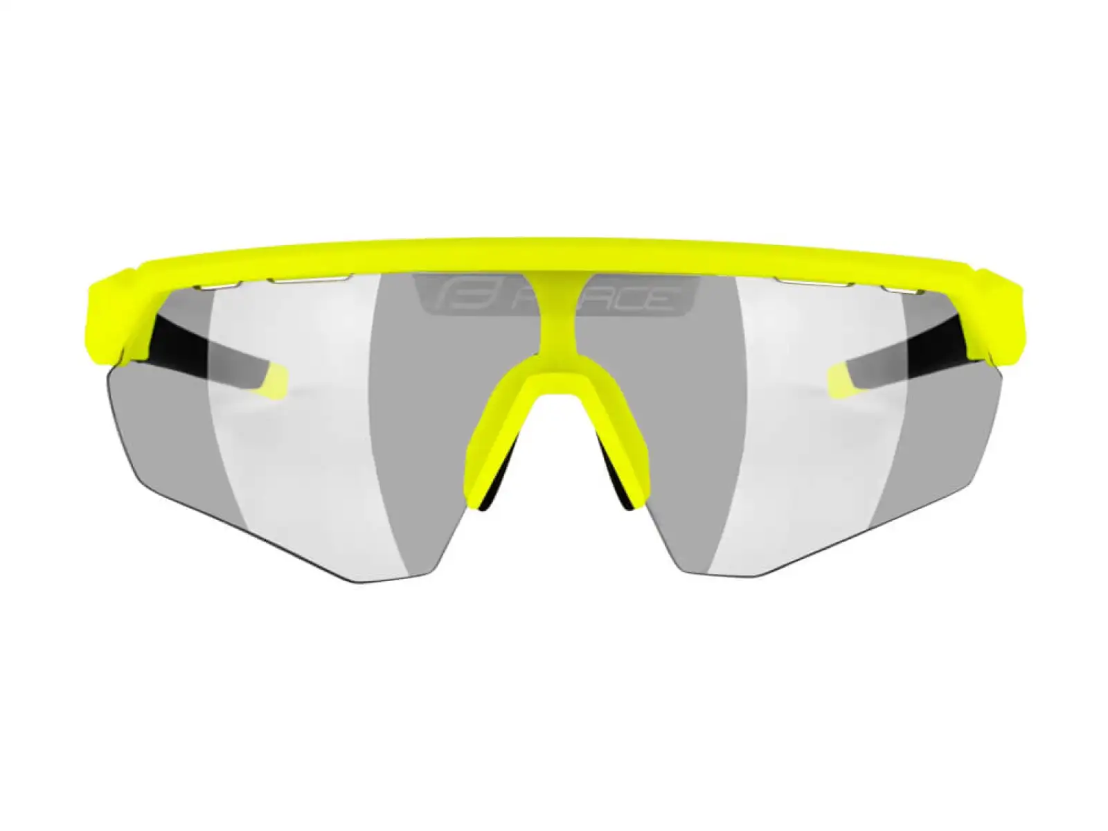 Die Force Enigma Fahrradbrille mit fluoreszierenden/fotochromatischen Gläsern.