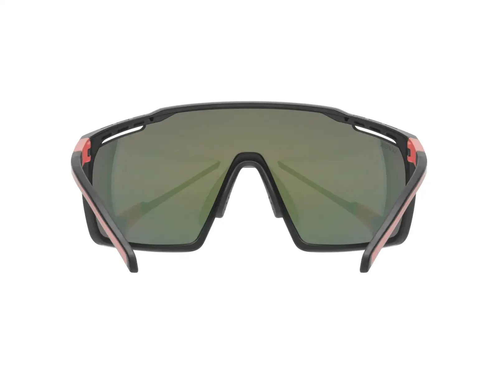 Uvex MTN Perform Fahrradbrille Black Red M/Mirror Red