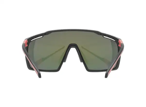 Uvex MTN Perform Fahrradbrille Black Red M/Mirror Red