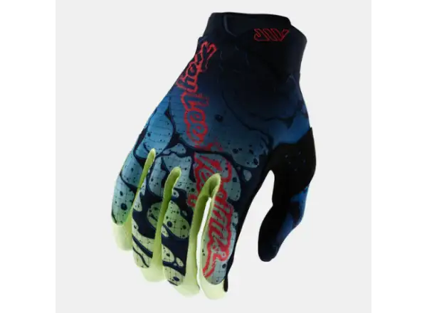 Troy Lee Designs Air Drip Handschuhe Glo Yellow/Dark Navy