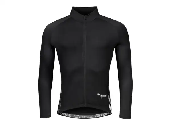 Force Spike Herren Langarmshirt schwarz/weiß.