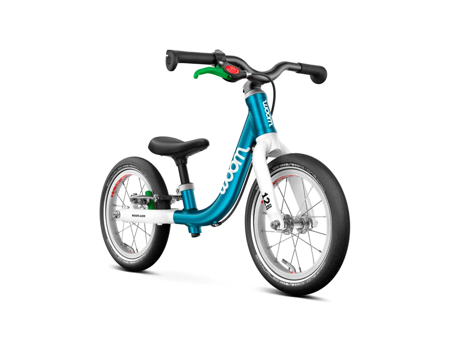 Woom GO 1 Kinderlaufrad 12" Metallic Blue