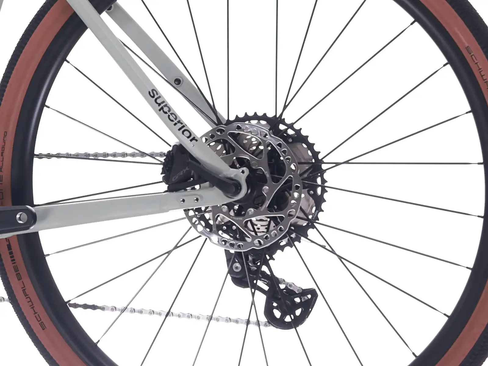 Superior iXR 6.5 Gravel E-Bike Matte Green Grey