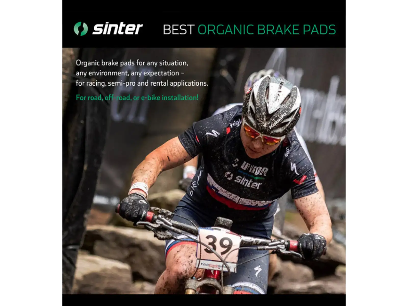 Sinter SRAM Elixir Trail, G2, Guide Bremsbeläge Halbmetall Schwarz