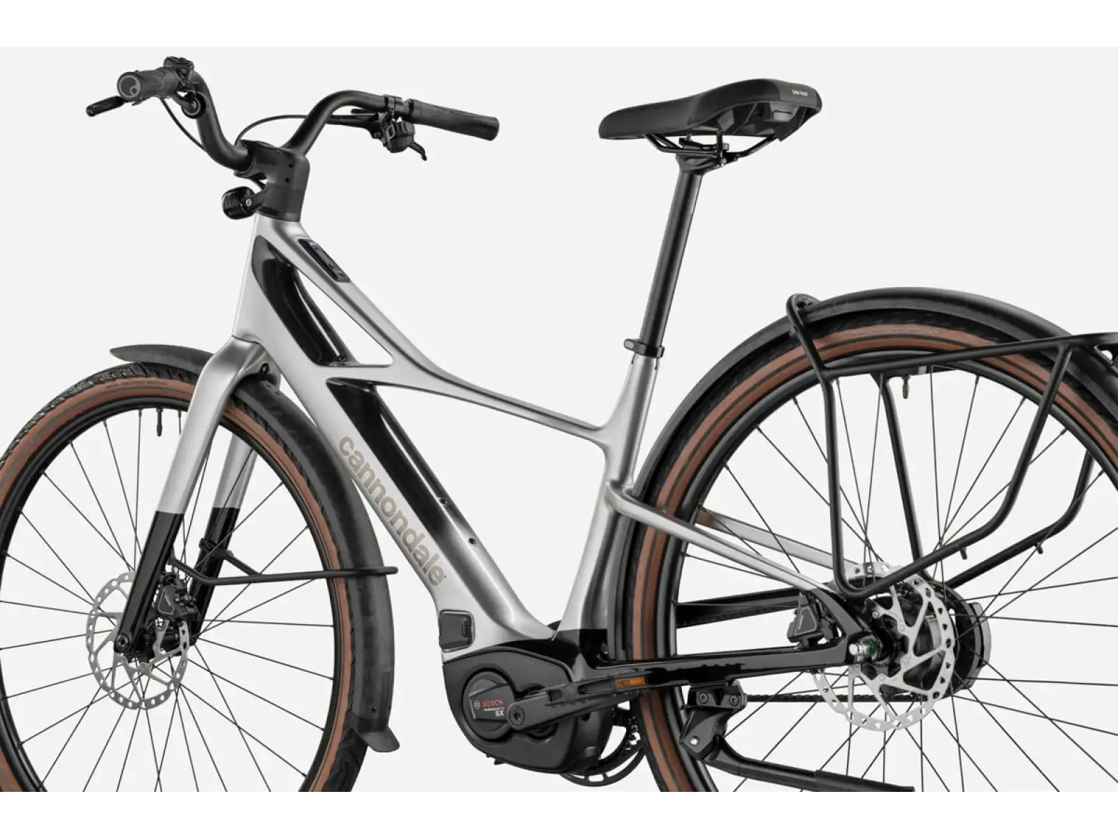 Cannondale FlyingV 1 Silver leichtes E-Bike für die Stadt