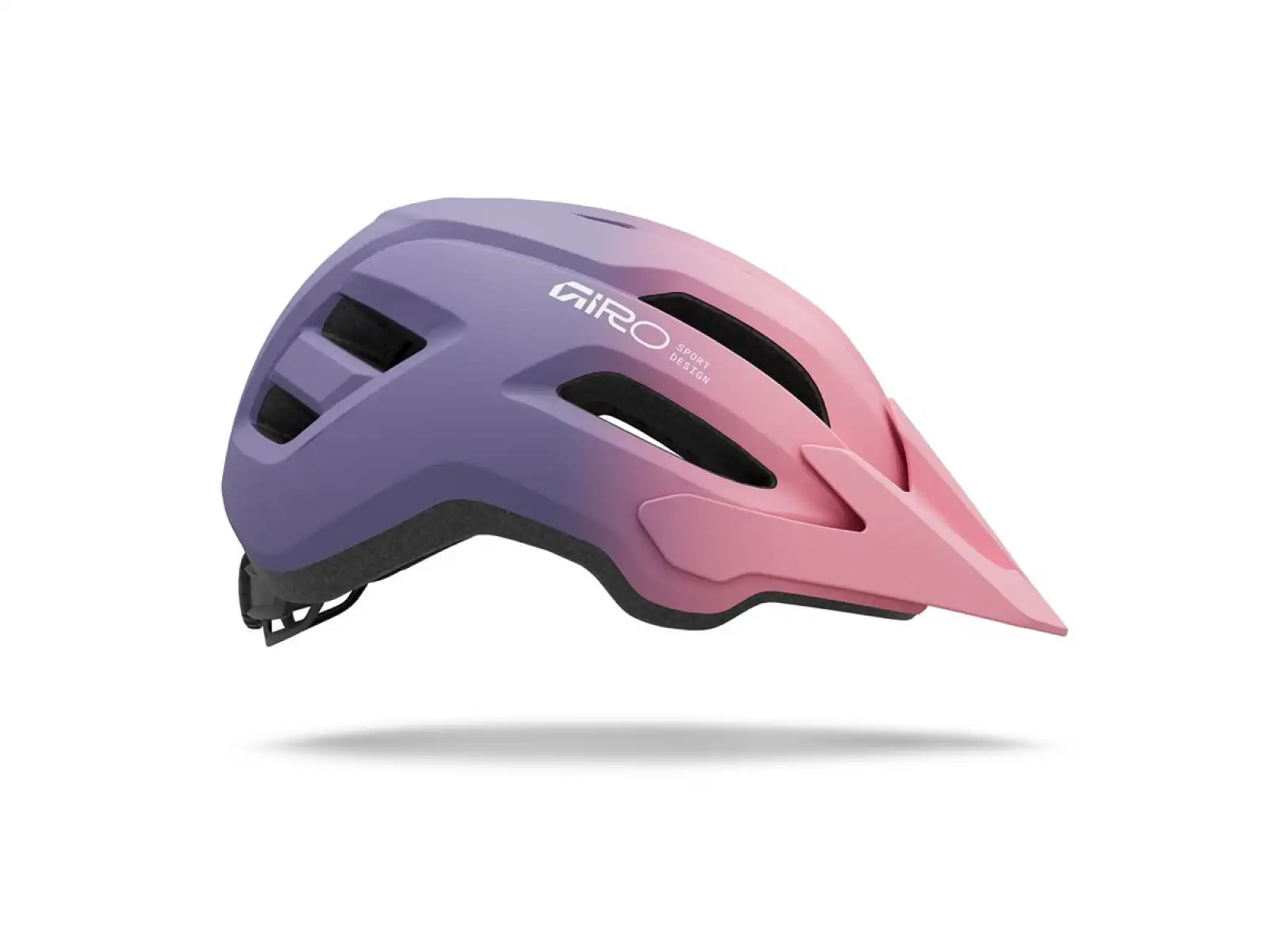 Giro Fixture II Youth Kinderhelm Mat Light Pink/Purple Fade