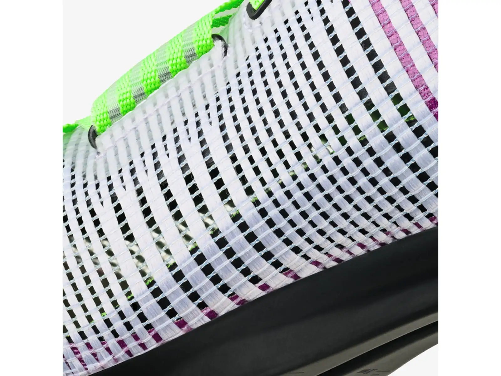 Fizik Vento Powerstrap Aeroweave Rennradschuhe Light Violet/Neon Green