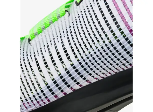 Fizik Vento Powerstrap Aeroweave Rennradschuhe Light Violet/Neon Green