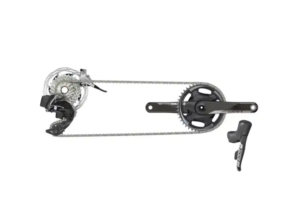 Sram Red AXS X1 HRD FM 6B 2P Elektronische Gruppe mit Bremsen