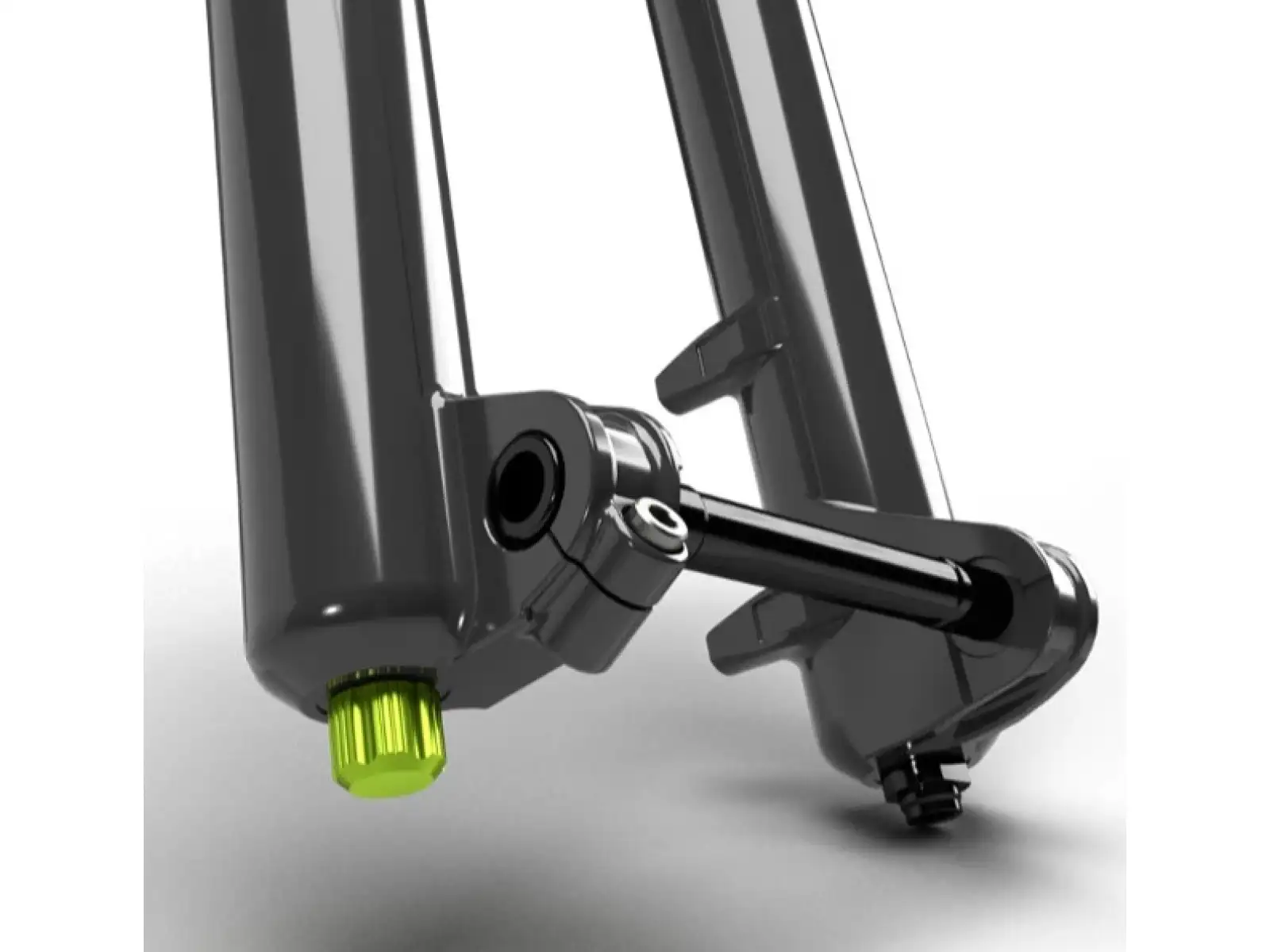 DVO Onyx SC D1 29" gefederte Gabel mit 44 mm Offset in Grün