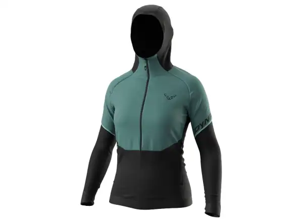 Dynafit Alpine Hybrid Damenlaufjacke Atlantic