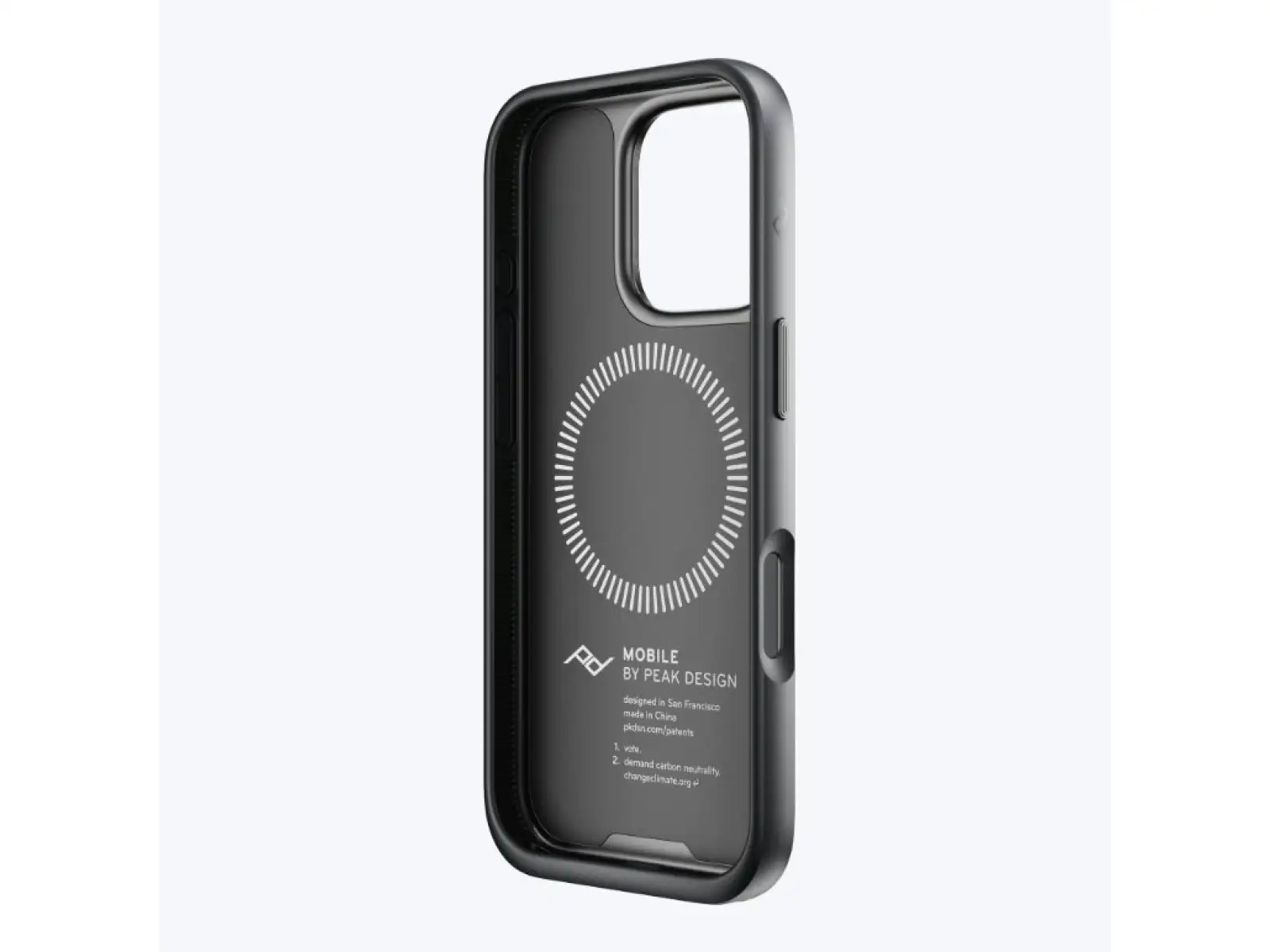 Peak Design Mobile Everyday Clarino Case iPhone 16 Pro Handyhülle Black