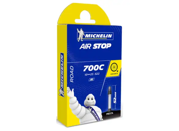 Michelin Air Stop 18/25-622 Straßenfahrradschlauch Presta-Ventil 60 mm