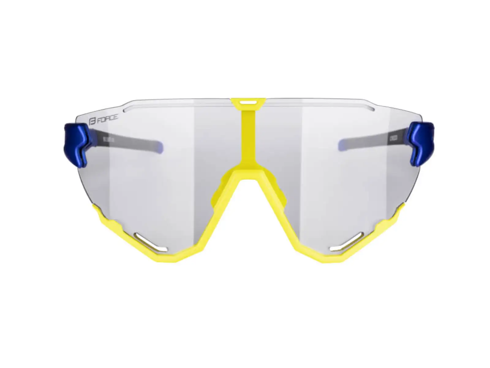 Force Creed Brille blau/fluo mit fotochromatischen Gläsern.