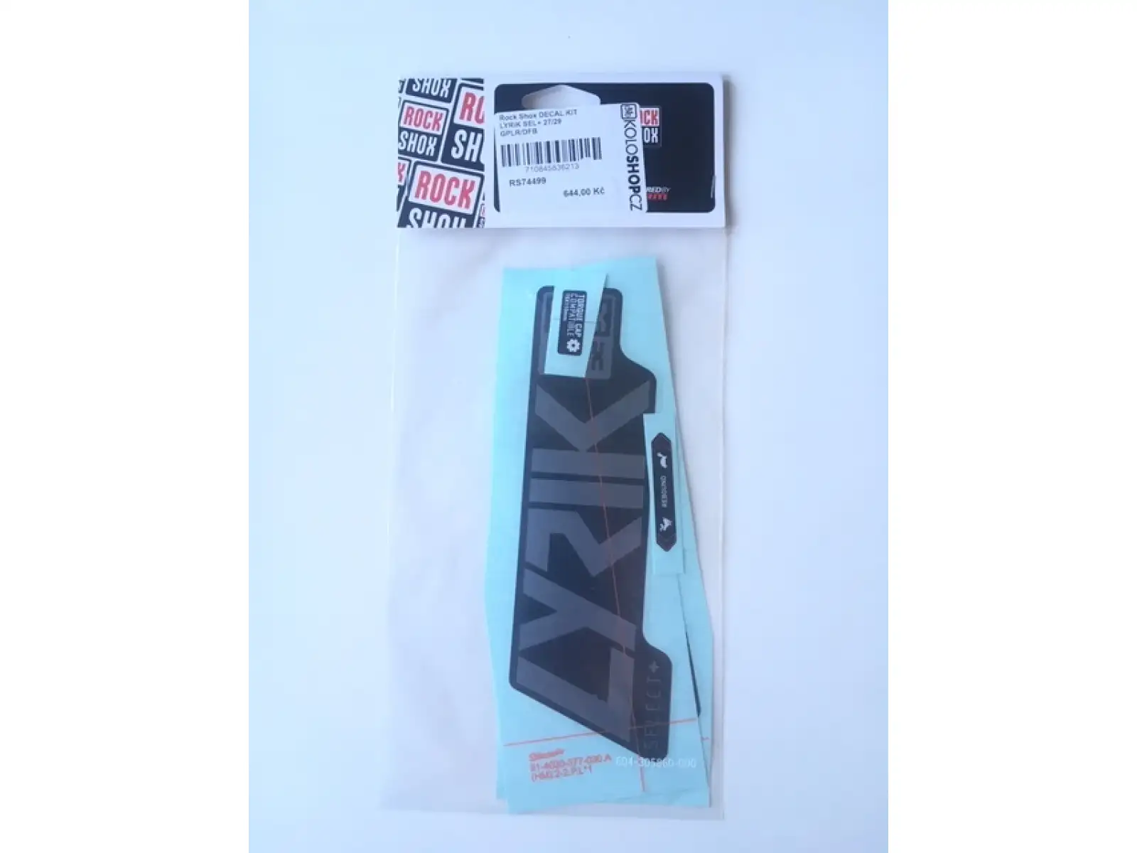 Rock Shox Decal Kit für Lyrik Select+ 27,5" und 29" Polar Grey / Diffusion Black