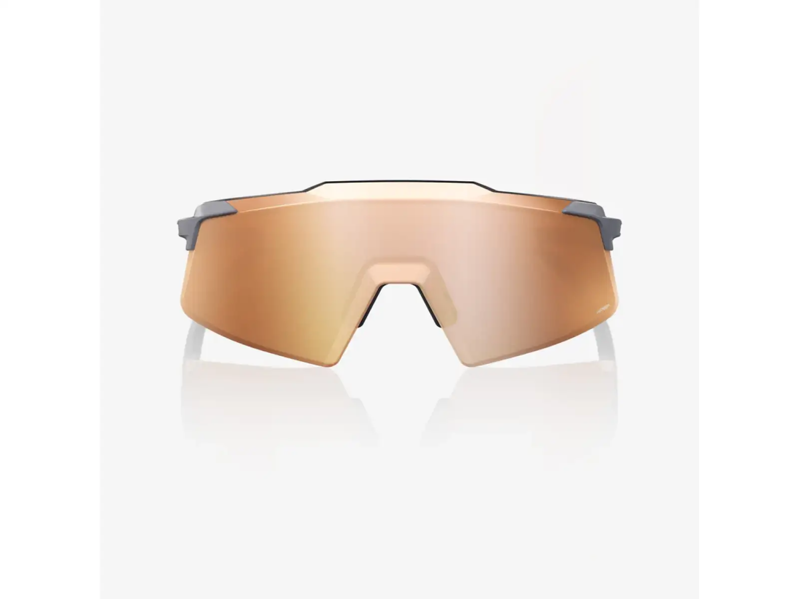 100% Aerocraft Sonnenbrille Soft Tact Grey/HiPER Copper Mirror