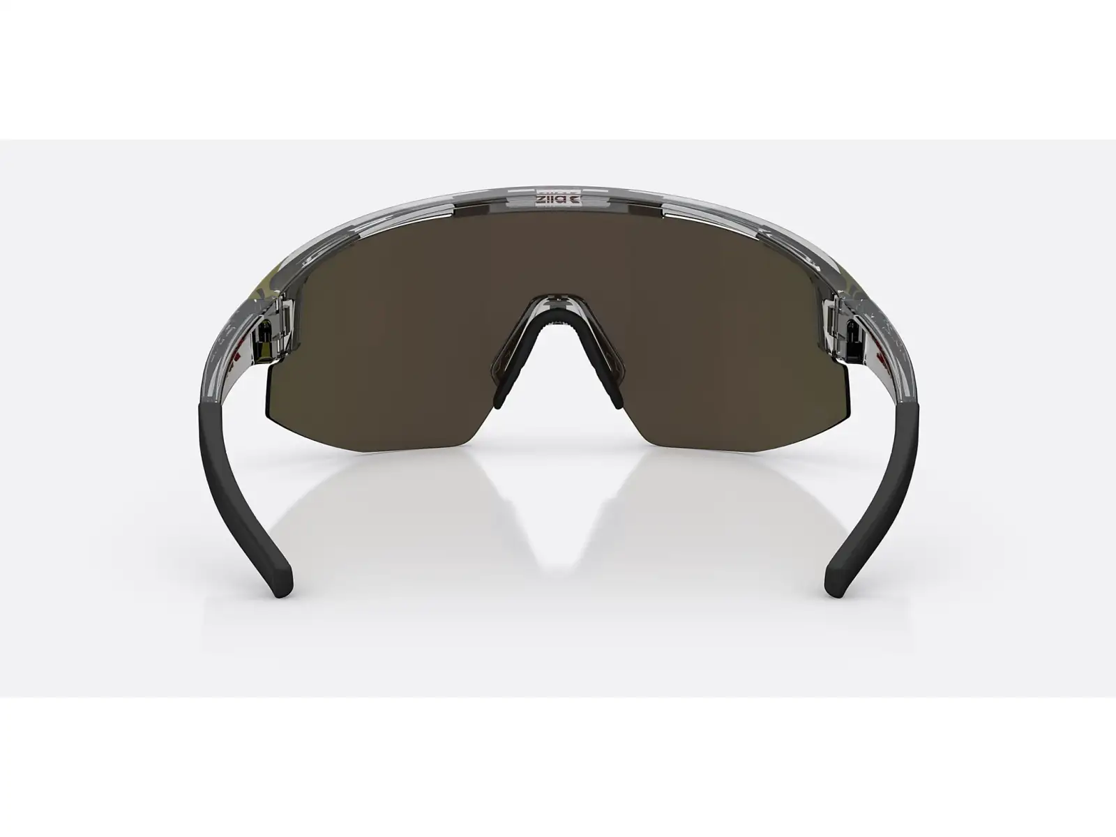 Bliz Matrix Sonnenbrille Transparent Dark Grey/Brow Red Multi
