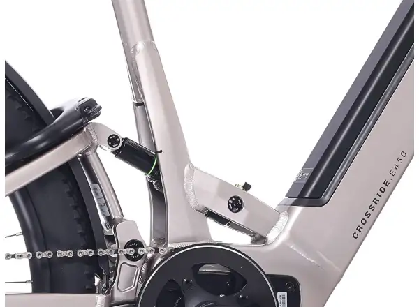 Rock Machine Crossride e450 FS Tiefeinsteiger E-Fully Sand Grey/Black