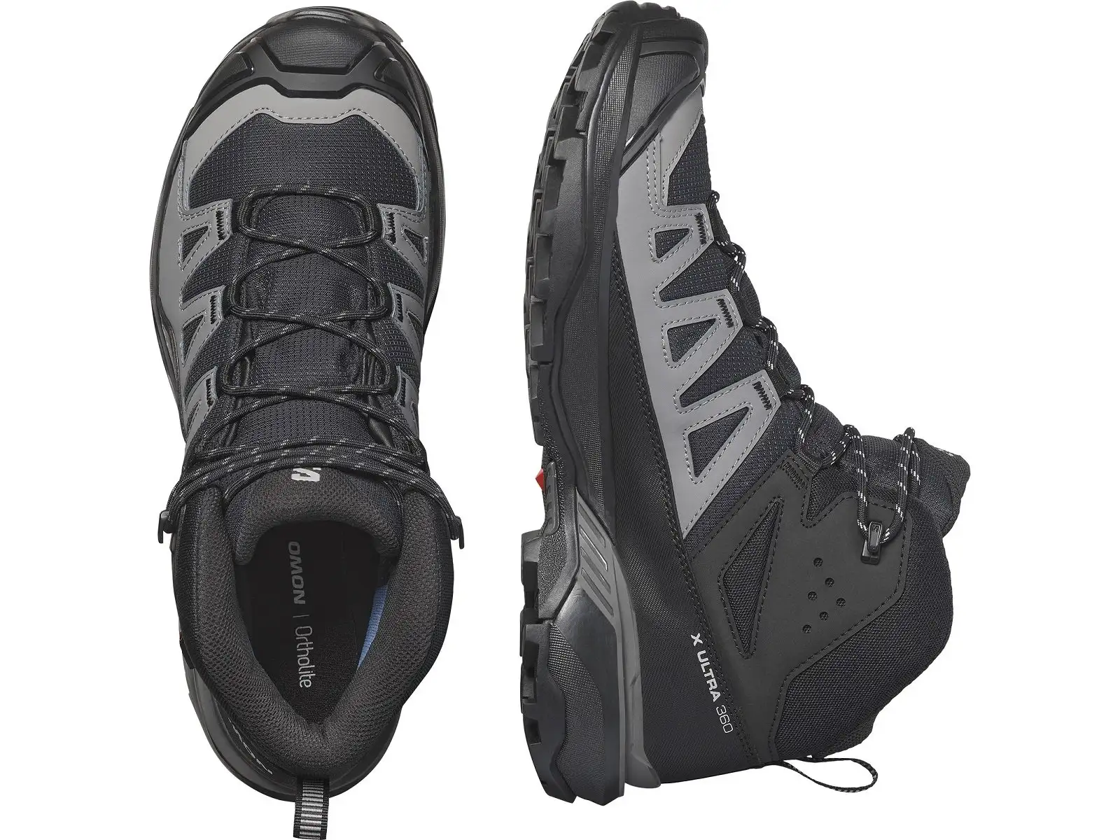 Salomon X Ultra 360 MID GTX Herren-Wanderschuhe Black/Magnet/Pewter