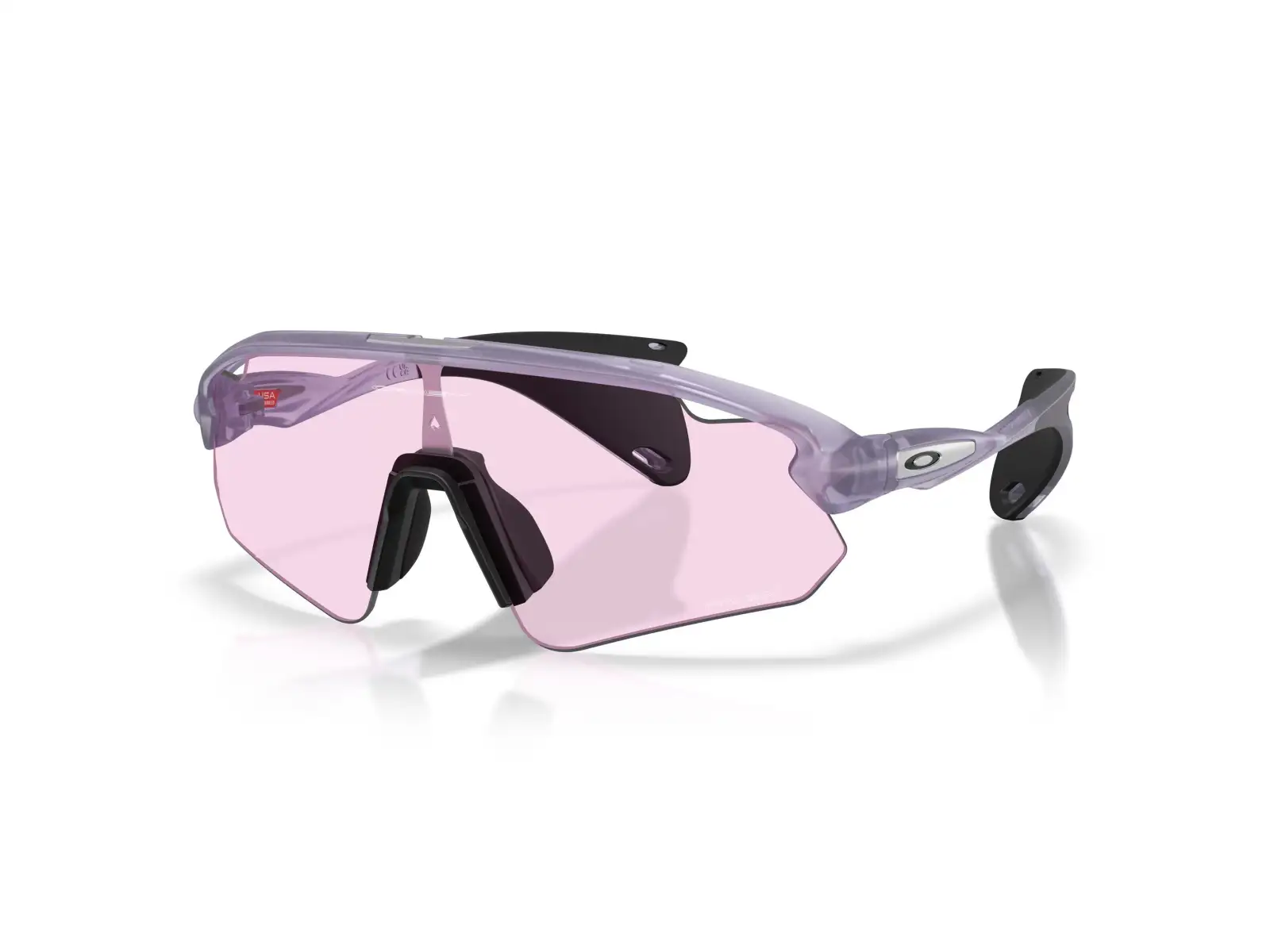 Oakley Stunt Devil A Sportbrille Transparent Lilac/Prizm Low Light