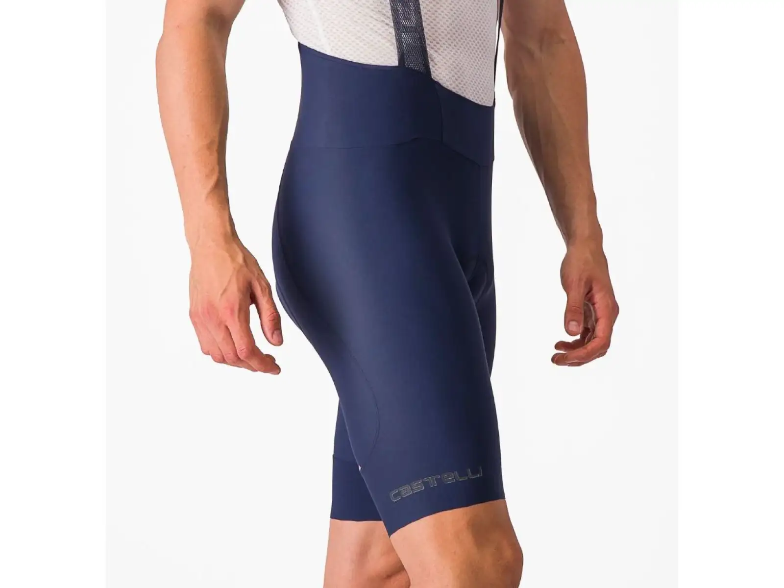 Castelli Espresso 3 Herren-Shorts mit Einsatz und Träger Belgian Blue