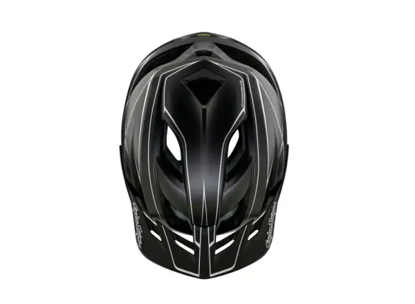 Troy Lee Designs Flowline SE MIPS Helm Pinstripe Charcoal/Black