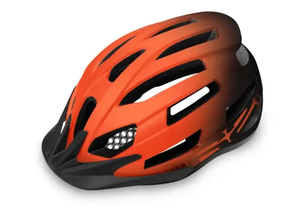 R2 Spirit Fahrradhelm matt orange