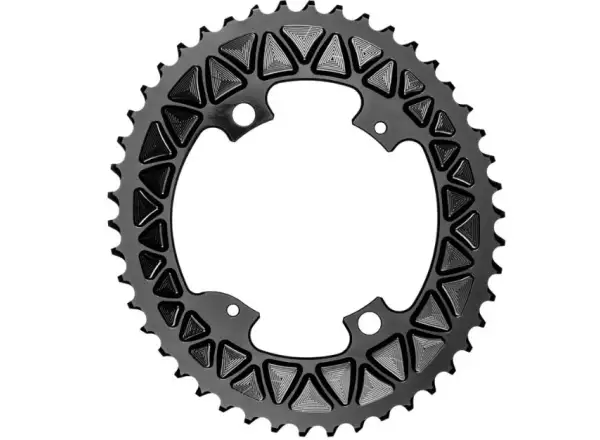 Absolute Black OVAL Gravel 2X 110/4 BCD Kettenblatt 48 Zähne