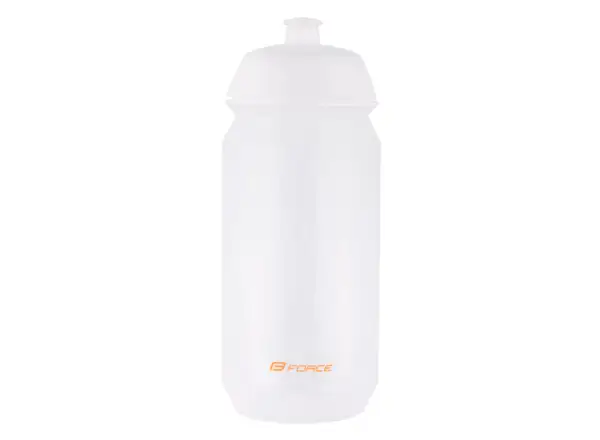 Force Divide Fahrradflasche 500 ml weiß/orange