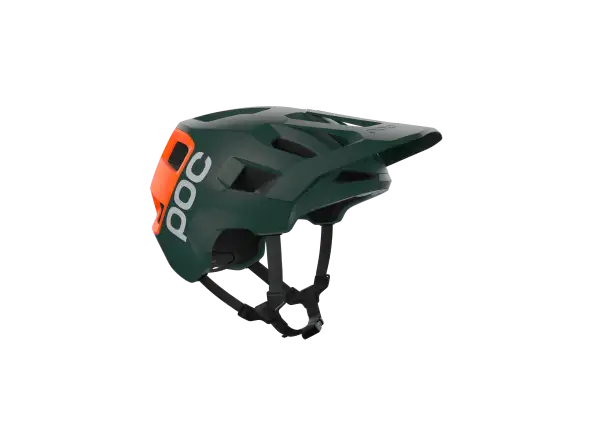 POC Kortal Race MIPS MTB Helm Pargasite Green Matt/Fluorescent Orange Matt