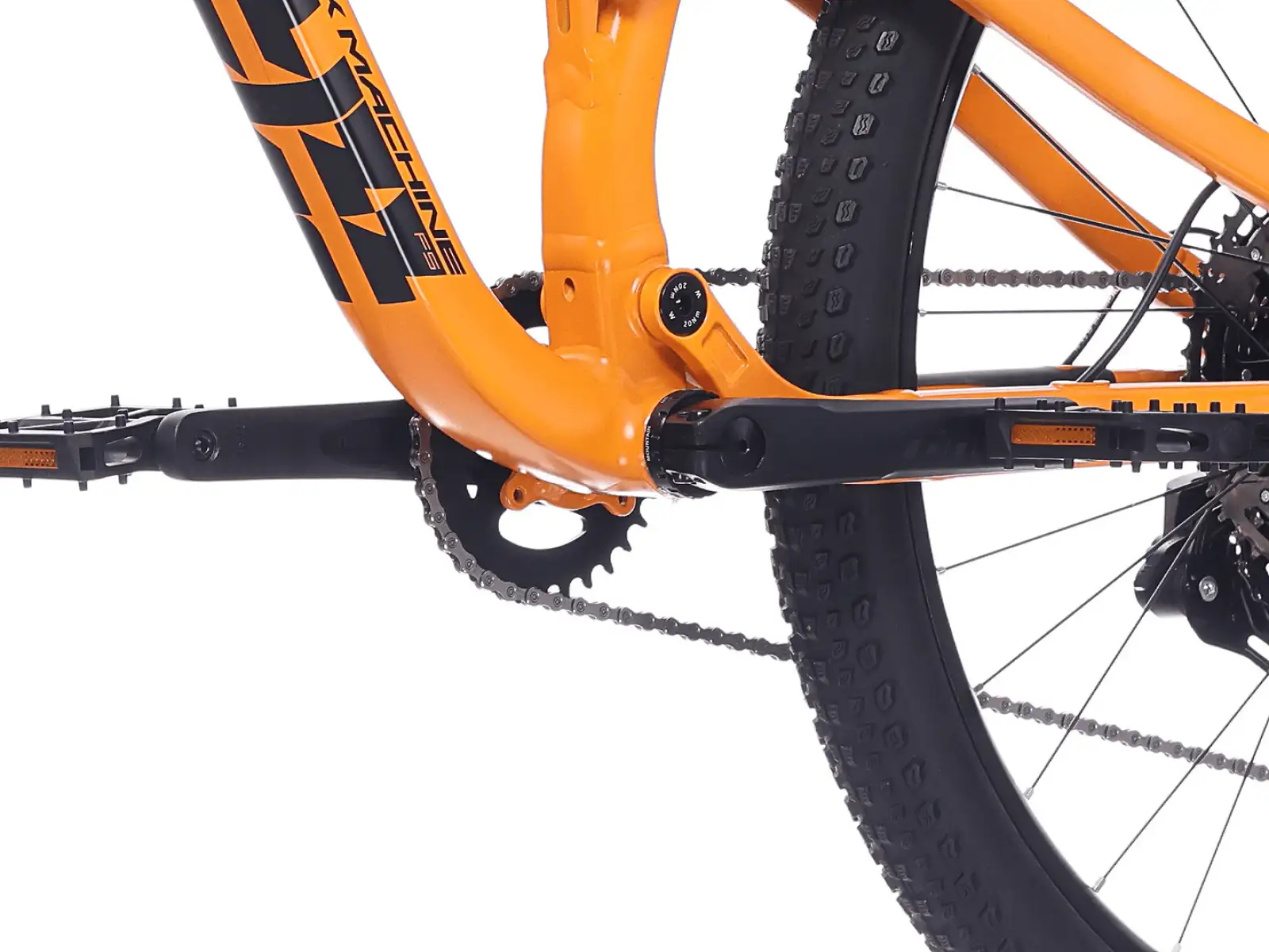 Rock Machine Blizz FS 30-27 Mountainbike Matte Lava Orange