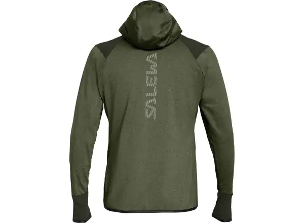 Salewa Agner Hybrid PL/DST Herren Hoodie – Dark Olive Melange