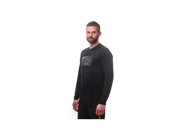 Sensor Merino Air PT Locate Herren T-Shirt Langarm black